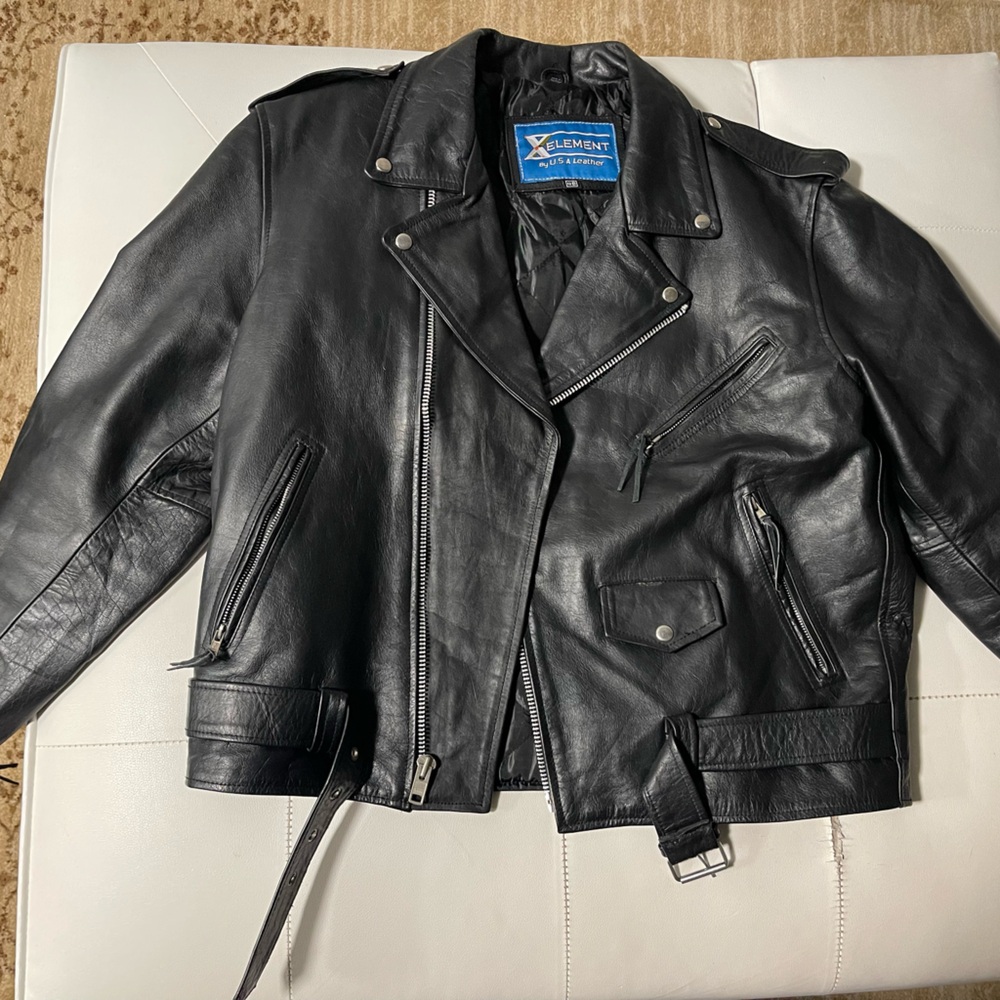 X element bikers leather jacket